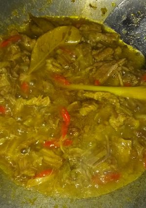 Foto resep Goreng asem daging suir