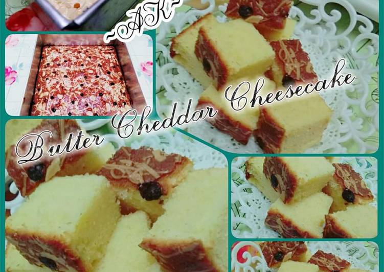 Cara Mudah Memasak Butter cheddar cheesecake yang Praktis