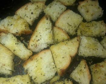 Update, Make Recipe Garlic herb Parmesan croutons Very Delicious