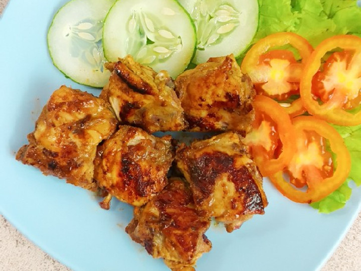 Cara Membuat Ayam Panggang Bumbu Mustard Madu Enak