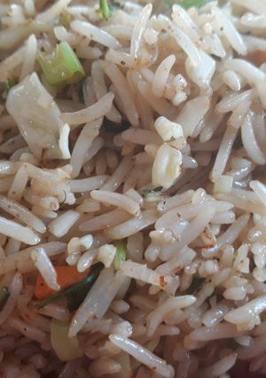 A picture of Veg fried rice.