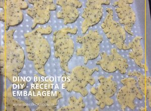 Foto de Dino Biscoito de queijo e chia