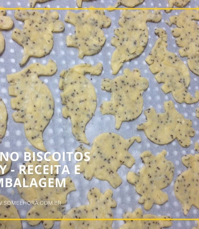 Foto de Dino Biscoito de queijo e chia