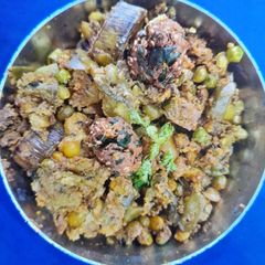A picture of Undhiyu, Winter Special, Mixed Vegetables With Methi Muthiya.