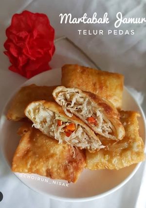 Foto resep Martabak Jamur Telur Pedas