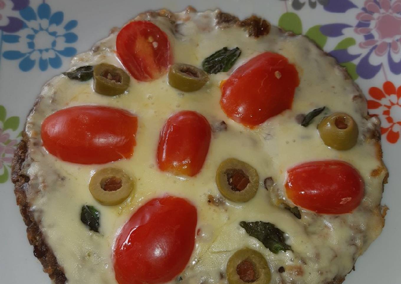 Pizzeta de lentejas, con avena