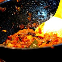 A picture of Koonthal fry or squid kadai!!.