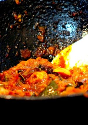 A picture of Koonthal fry or squid kadai!!.