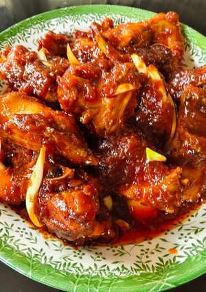 Gambar Ayam Masak Merah Simple