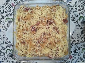 Foto resep 333. Farfalle Panggang Keju
