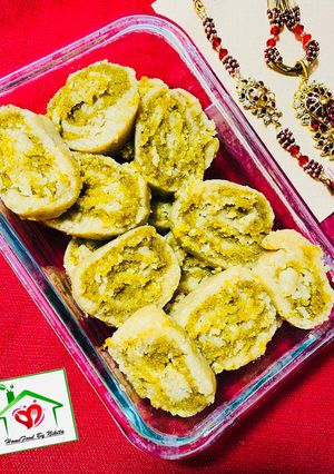 काजू पिस्ता स्वीट (kaju pista sweet recipe in Hindi) रेसिपी मुख्य फोटो