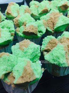 Foto resep Bolu Kukus pandan coklat