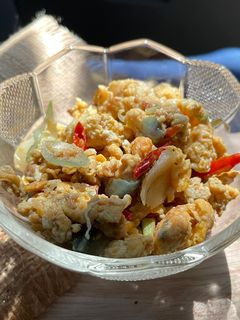 Foto resep Orak Arik Telur Petai