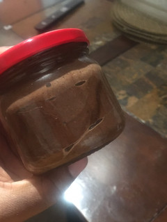 A picture of Homemade protein Nutella.