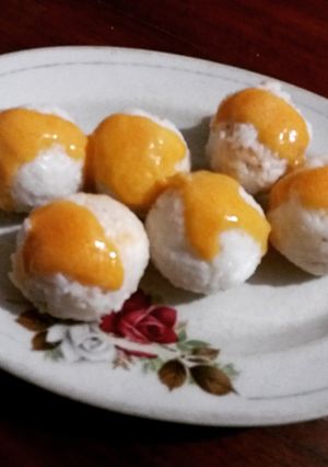 Foto resep Nasi Kepal Saus Susu
