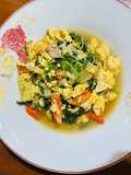 Cah bayam telur tomat