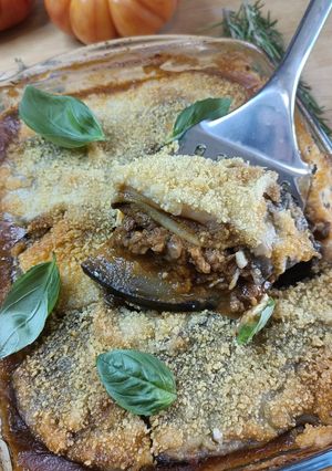 Une photo de 🍆 Moussaka Veggie au Chèvre
