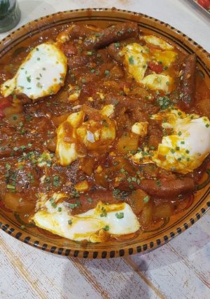 O poză a rețetei Tajine merguez.