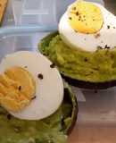 Avocado 🥑 & boiled egg 🥚delish.😋