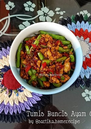 Foto resep Tumis Buncis Ayam Cincang ala me 🥰