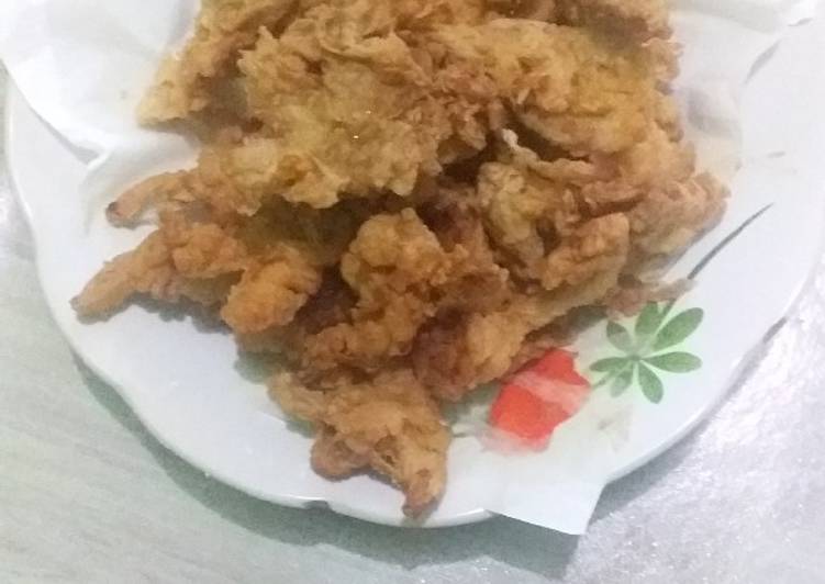 Jamur tiram crispy ala home made