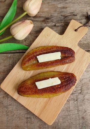 Foto resep Pisang Bakar Keju