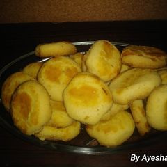 A picture of No oven naan khatai.
