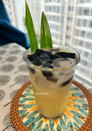 Hình của món Sữa Đậu Xanh Sương Sáo.