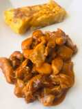 Pollo con almendras