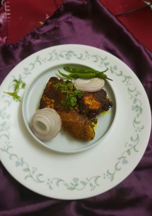 A picture of Poha Fish Fry.