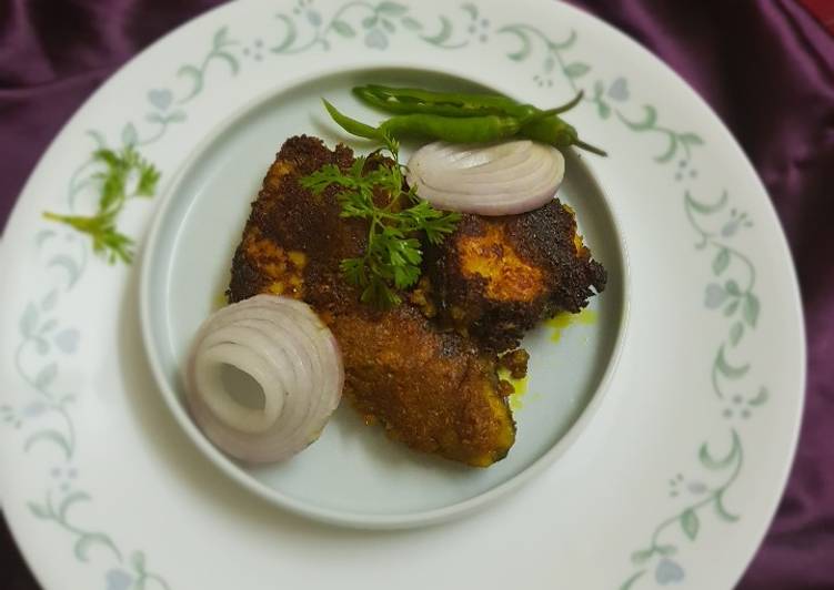 Recipe of Quick Poha Fish Fry