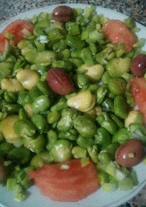 Une photo de Salade des fèves
