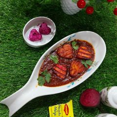 A picture of Paneer Kaleji.