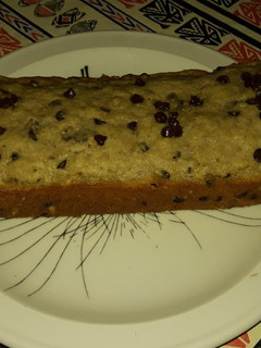 Una foto de Budín de banana y chips de chocolate