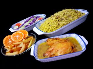 مرغ پرتقالی سوخاری آبدار 😉😋
