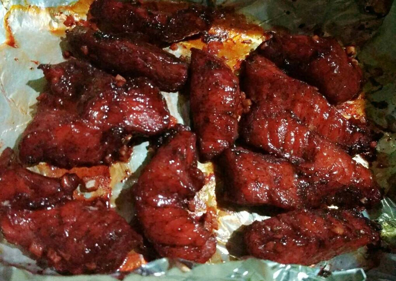 Pork charsiu with honey