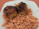 Bollitos de plátano rellenos de frijoles