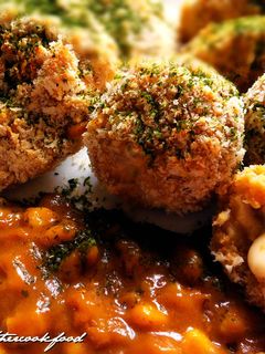 [料理絕配]爆漿 咖哩可樂餅 的食譜成品照片