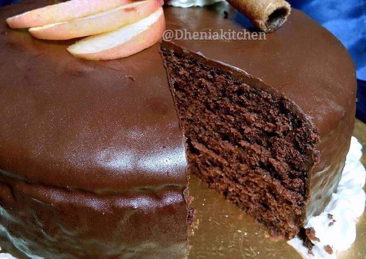 Langkah Mudah untuk Membuat Brownies kukus siram coklat ganache 🍫 Anti Gagal