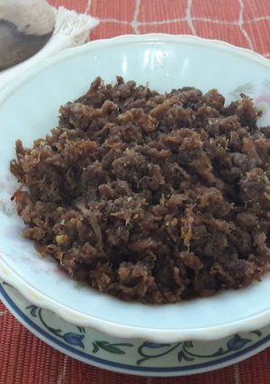 Foto resep Daging abon Sapi 😚😚#kita berbagi