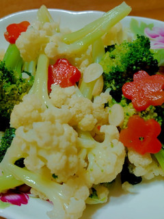 清炒雙色花椰 的食譜成品照片