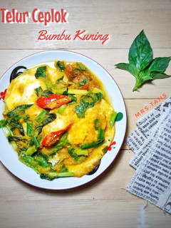 Foto resep Telur Ceplok Bumbu Kuning