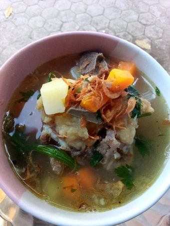 Langkah Gampang Membuat Resep Soup tulang sapi yang Bikin Ngiler Anti Ribet, Lezat Sekali