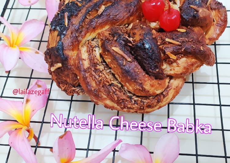 Proses mengolah Nutella Cheese Babka, Bisa Manjain Lidah