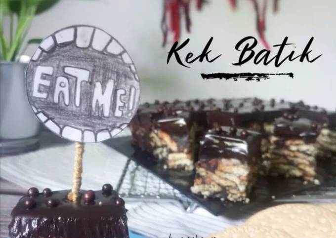 Resep [Bonus] Kek Batik Melting Anti Gagal