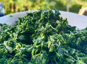 Foto resep Daun singkong tumbuk khas dayak