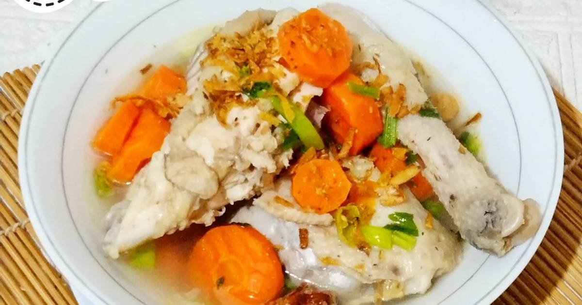 Resep Sop Ayam Kampung Oleh Lanjarsih Mama Fifian Masakanrumahan