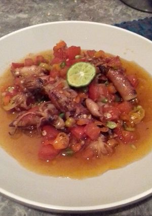Foto resep Oseng cumi sambel dabu #kilat