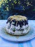Semifreddo panna pistacchio e cioccolato fondente