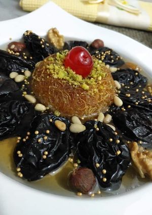 صورة لوصفة طاجين الحلو (الصور منقولة ليست لي)
